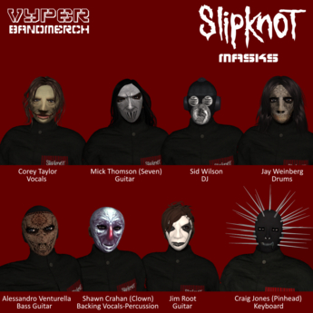 Second Life Marketplace - [VYPER] SLIPKNOT MASK Craig Jones (PINHEAD
